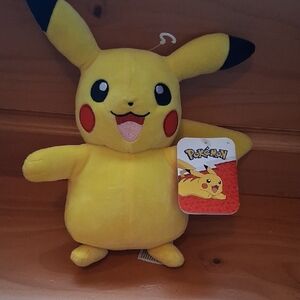 Pokemon Pikachu Plush - Bright Yellow and Black